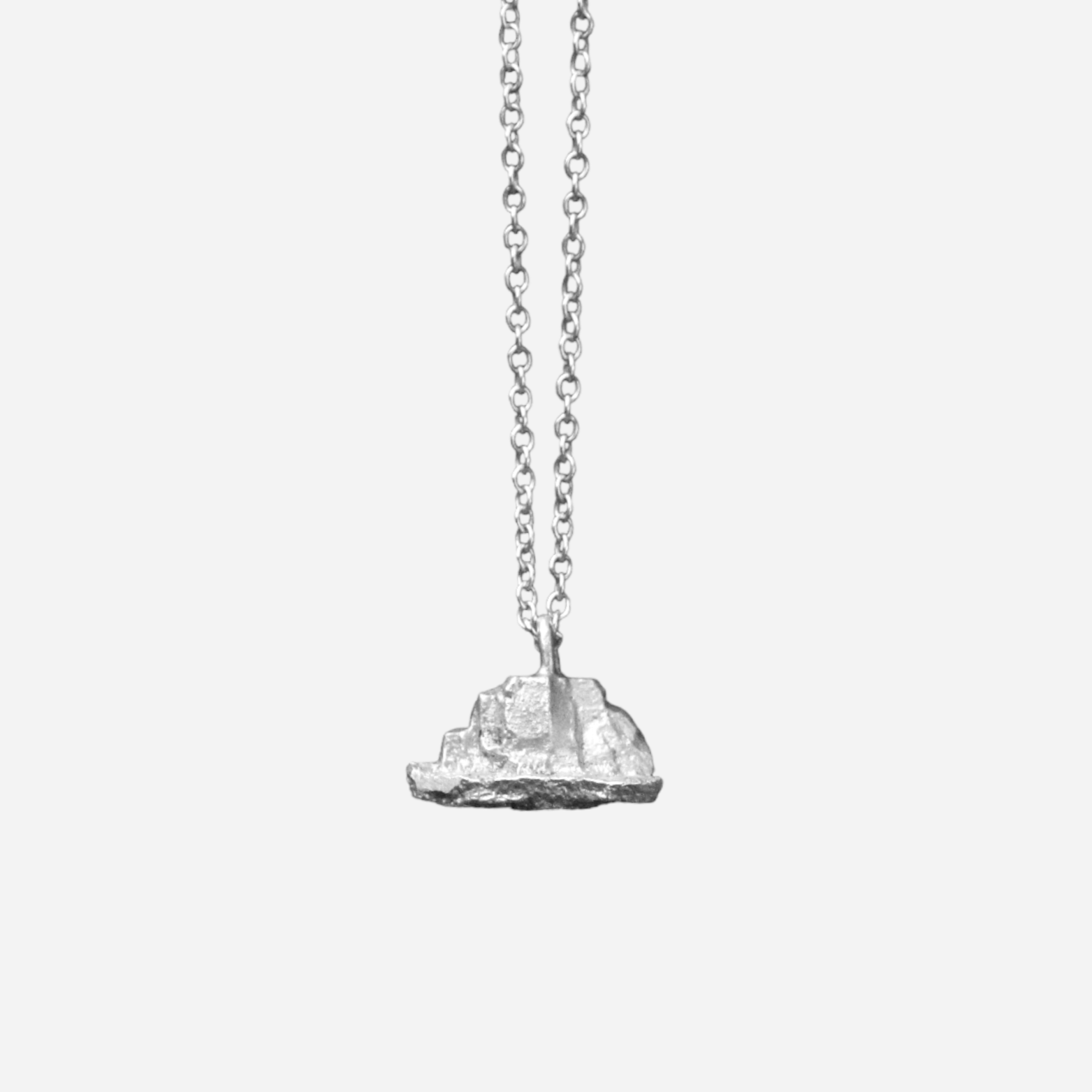 mountain necklace sterling silver by atend studios