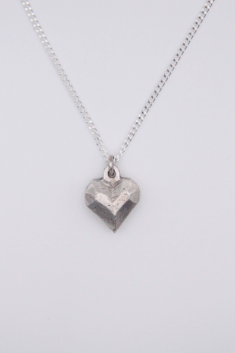 A heart necklace